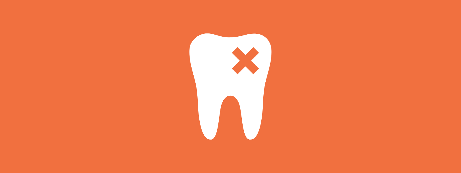 Icon background of dental issue