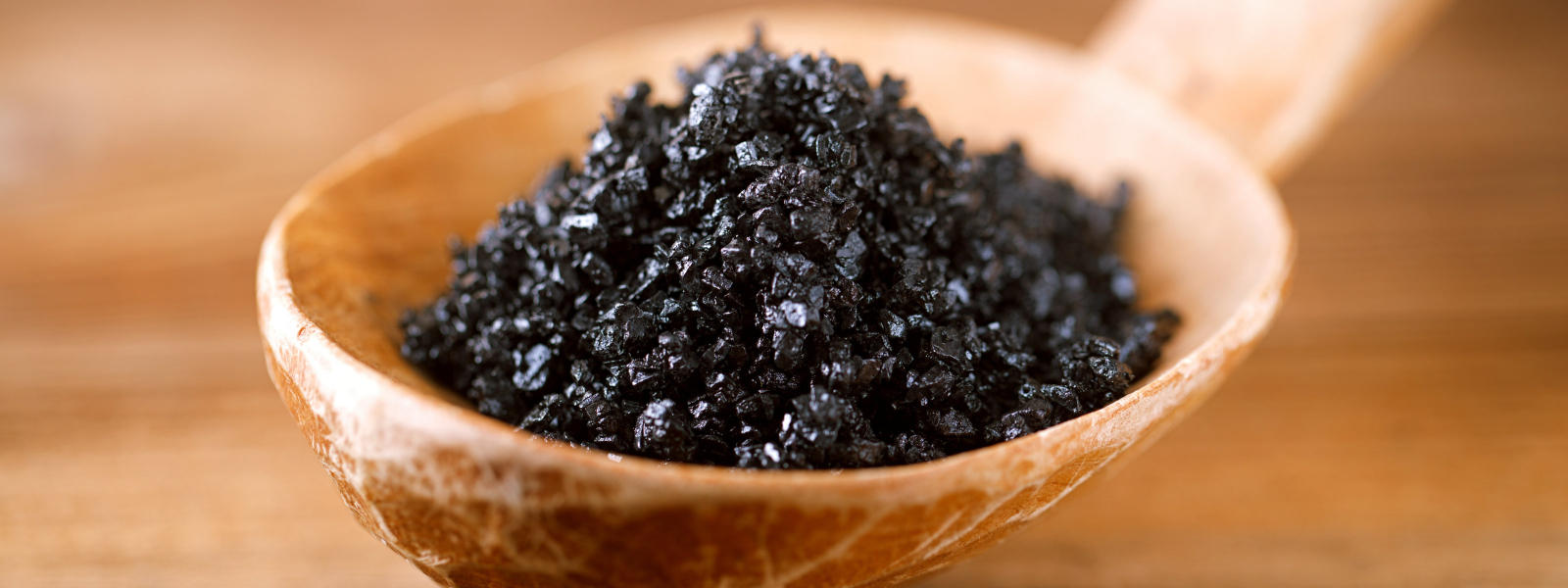 Photo of black Hawaiian lava salt