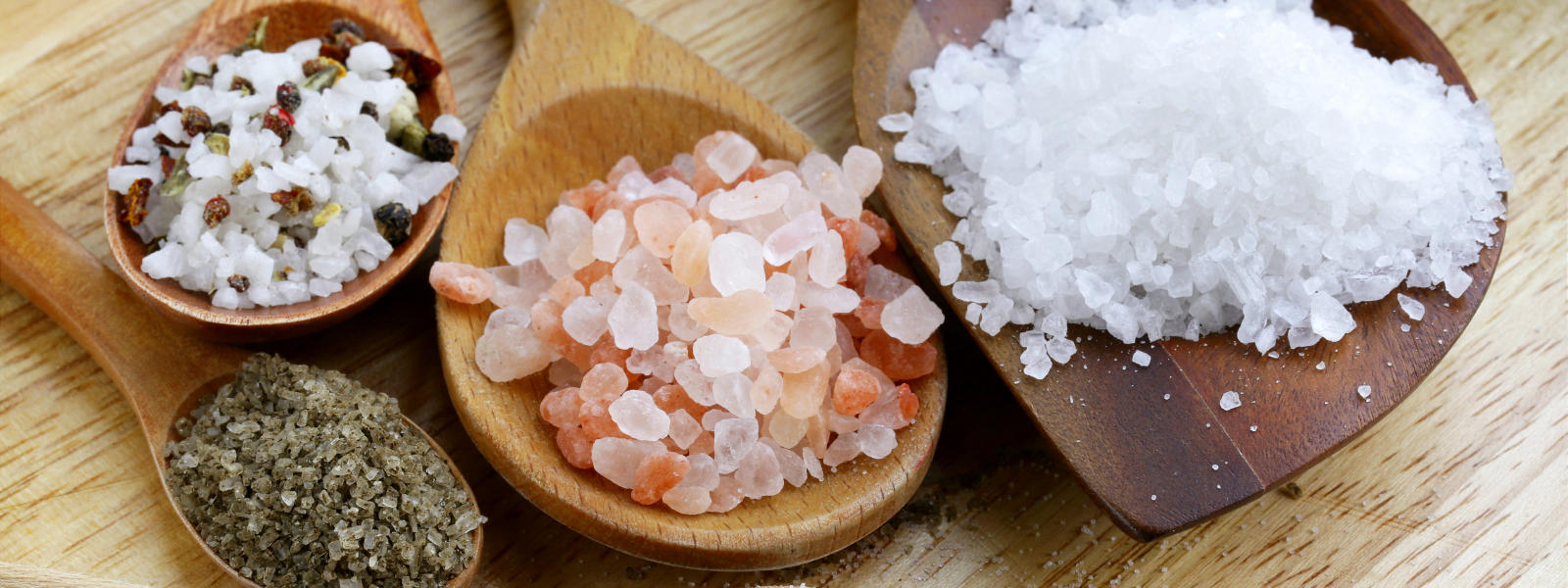 Photo of various salts