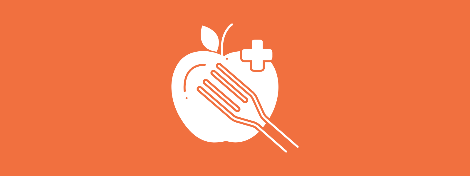 Icon background of eating healthy